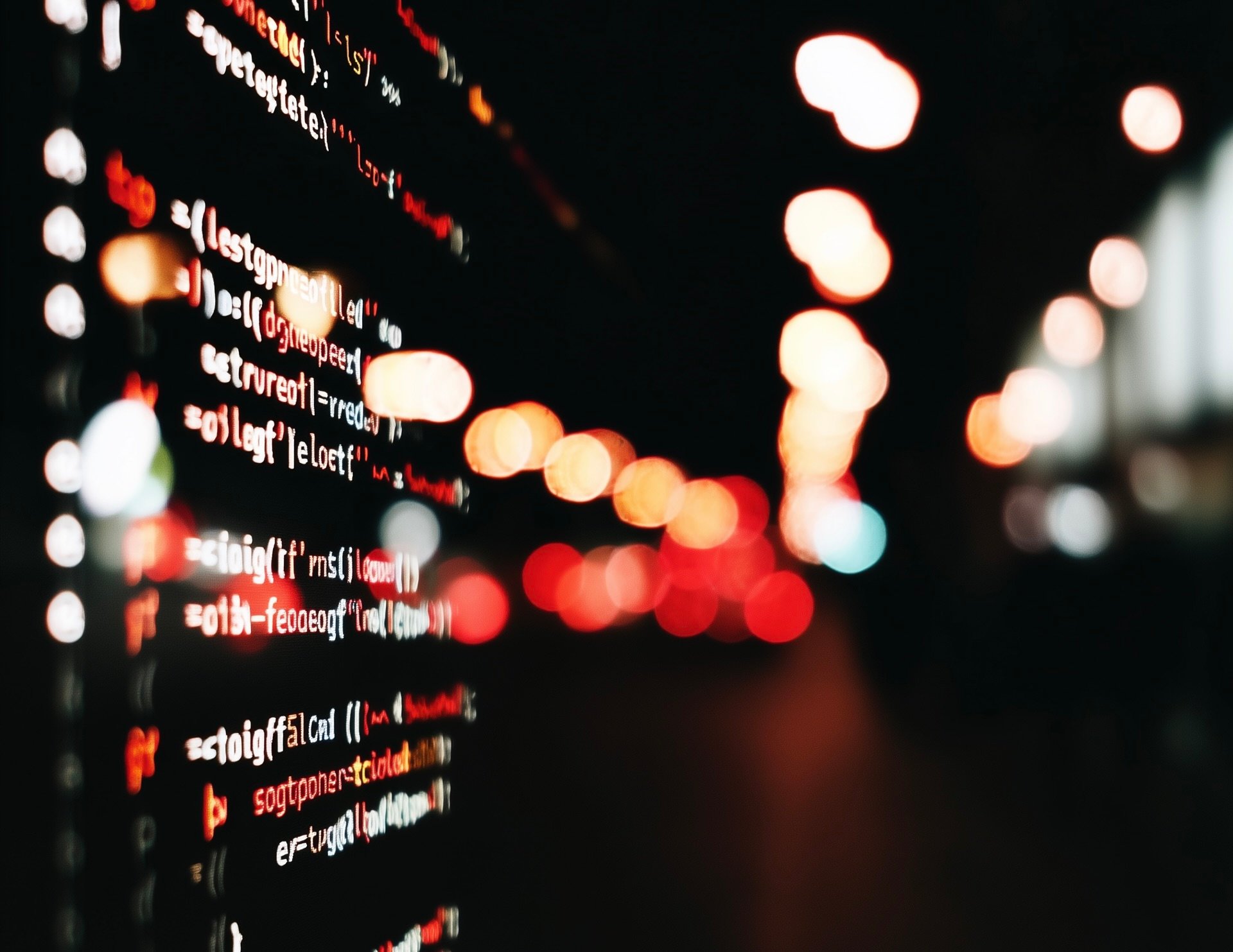 Code and Bokeh Lights